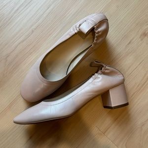 Everlane Day Heel in Pale Pink (6.5)